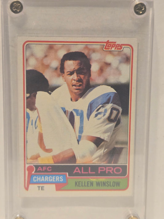 KELLEN WINSLOW NFL CARD 1991 TOPPS